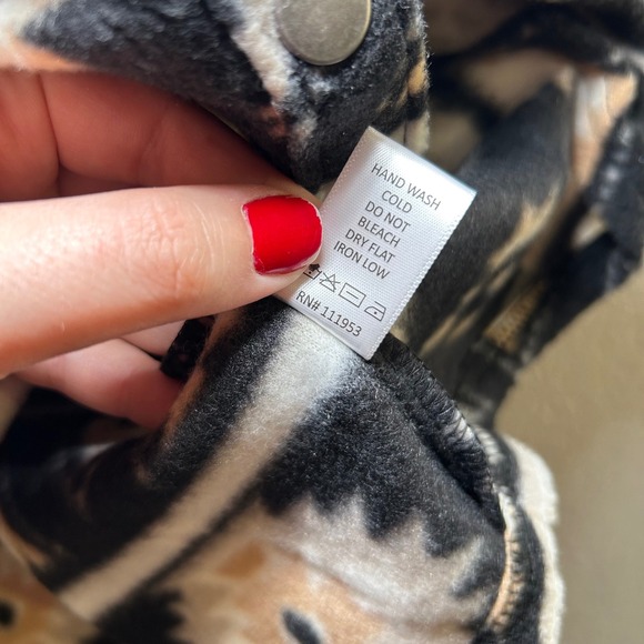 nwt active usa shacket shirt jacket women's large western Aztec cozy neutral - Picture 6 of 8